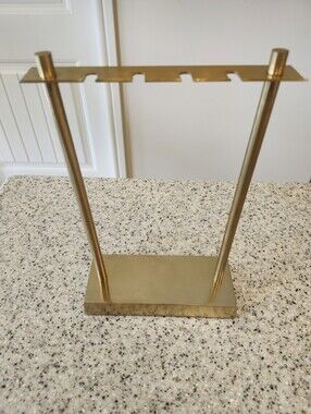Brass Barware Accessory Holder Stand